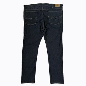 Polo Ralph Lauren Varick Slim Straight Men Jeans 44x36 Dark Wash Authentic Denim